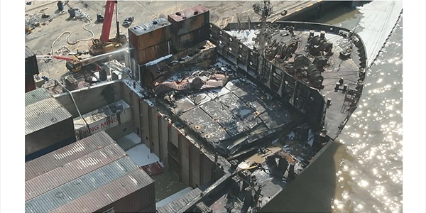 孝感湘潭港集装箱货轮火警爆炸变乱调查汇报颁布！